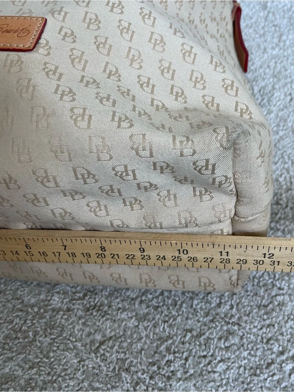 Dooney & Bourke Handbags Monogram Medium Sac Hobo Bag Slouchy Y2K